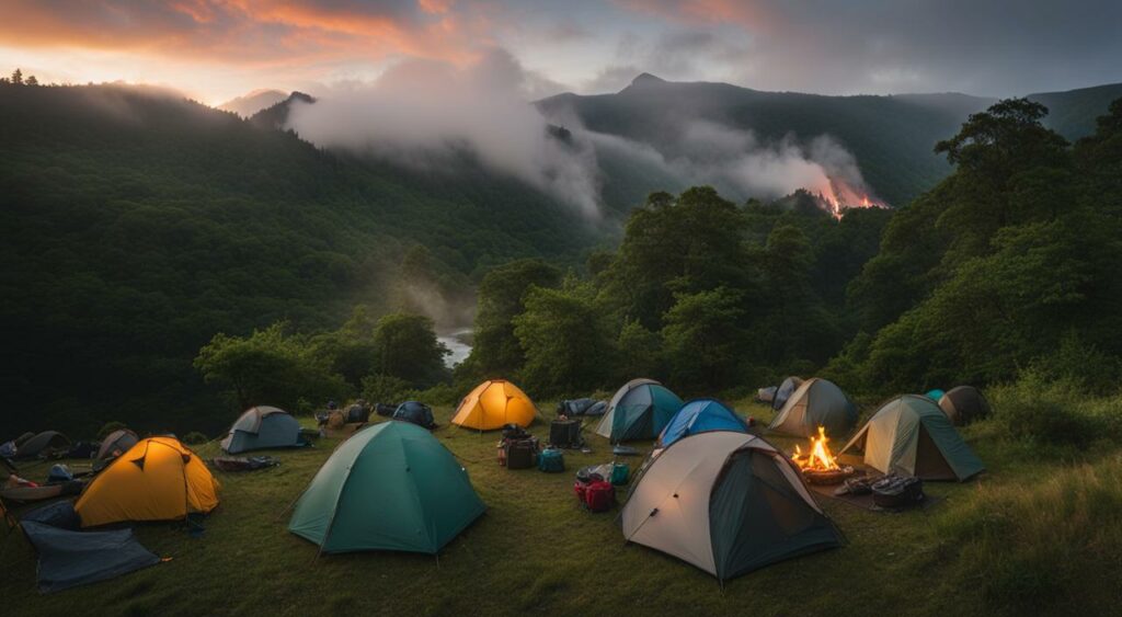 backcountry camping in Tennessee