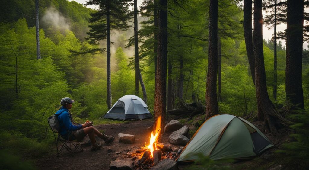 backpack camping Minnesota
