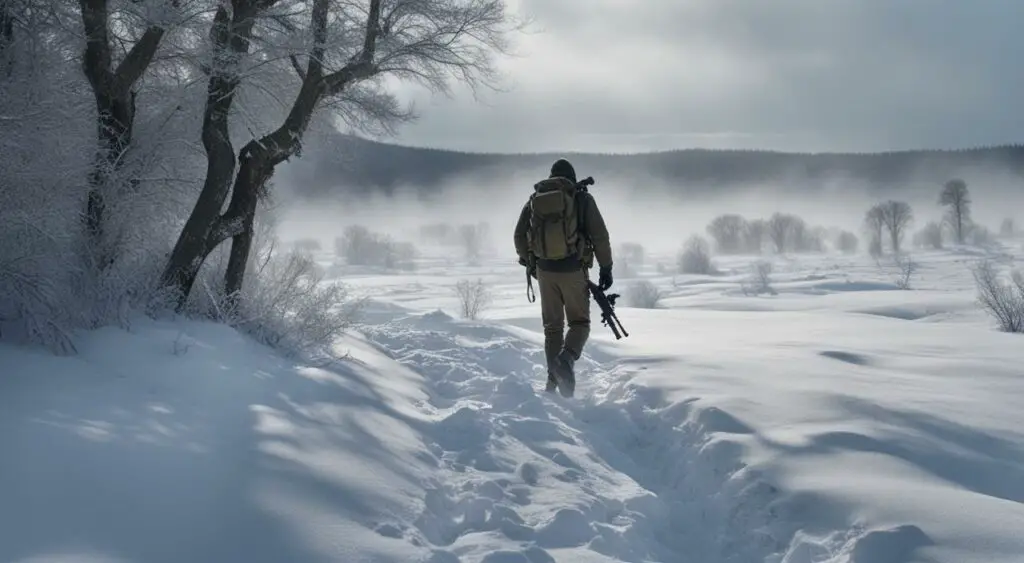 Backpacking with a pistol in winter