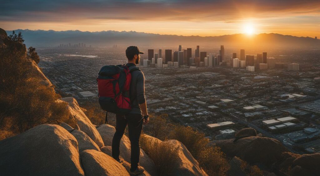 Los Angeles backpacking itinerary