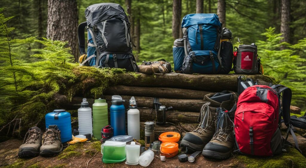 backpacking gear for maine