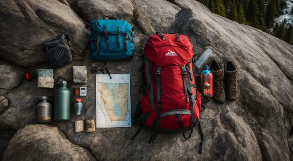 backpacking gear in montana