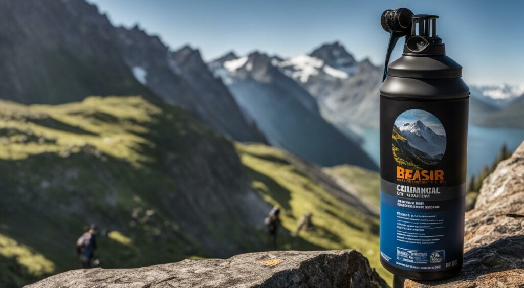 hiking bear spray