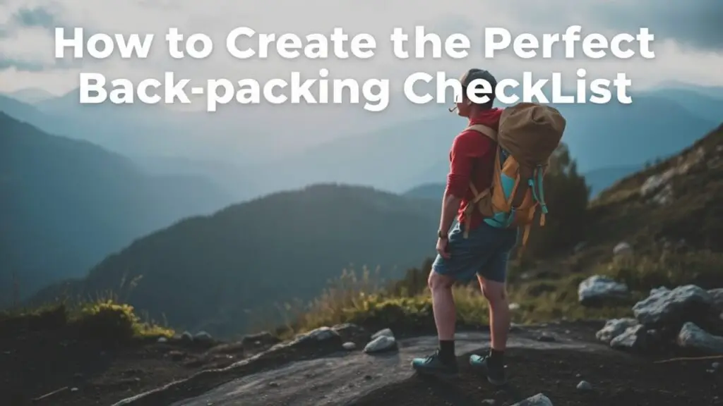 How to Create the Perfect Backpacking Checklist